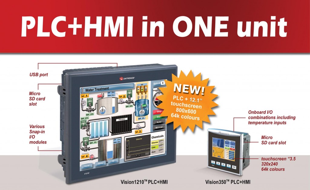 Save time and money with this all in ONE PLC+HMI